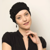 Turban pr&eacute;form&eacute; Jules noir - MM Paris