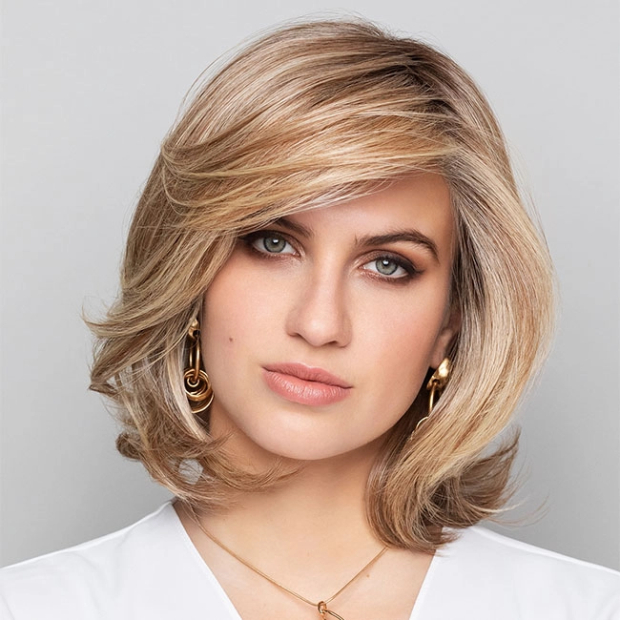 Achat Perruque Nature page mono lace deluxe Gisela Mayer synth&eacute;tique cheveux mi-longs pour femme - Perruque de classe 2 pas cher