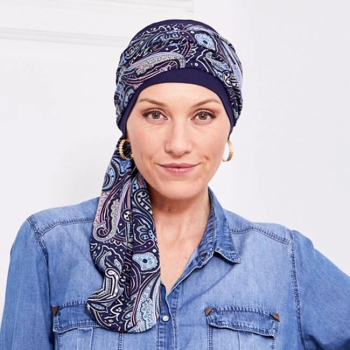 Foulard préformé chimio Nadia Mistral - MM Paris