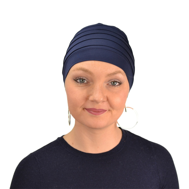 Bonnet LOLA doubl&eacute; - Bleu Nuit - MM Paris - Comptoir-de-vie.com
