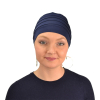 Bonnet LOLA doubl&eacute; - Bleu Nuit - MM Paris - Comptoir-de-vie.com