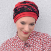 Turban Doris rouge/noir - MM Paris