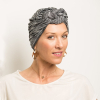Turban Sonia noir et blanc Comptoir de Vie