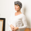 Turban Sonia noir et blanc Comptoir de Vie