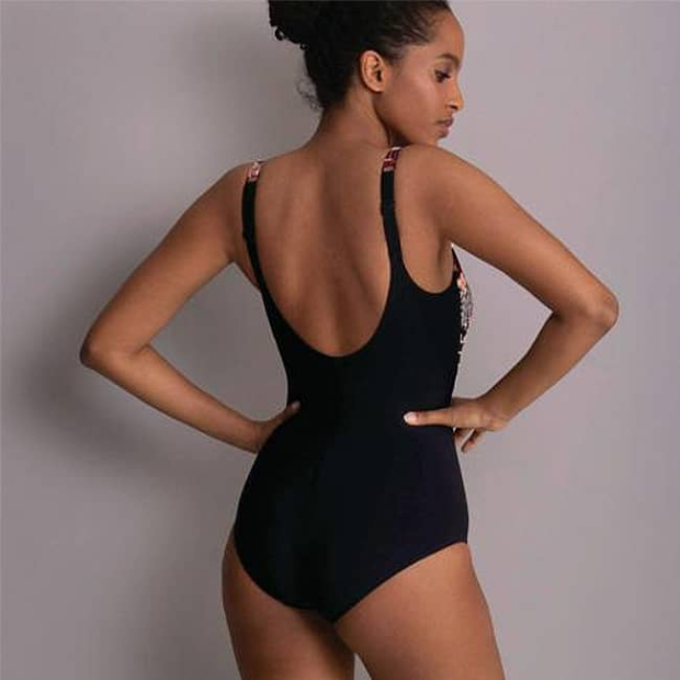 Achat maillot de bain une pi&egrave;ce motif graphique pour proth&egrave;se mammaire Lisboa Love 6366 Anita Care sans armatures - maillot de b