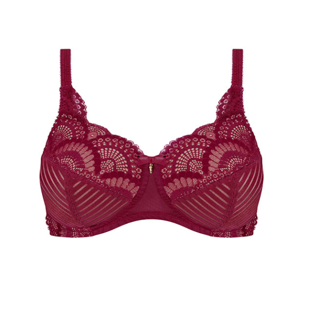 Amoena - Soutien gorge s&eacute;duction sans armatures KAROLINA SB rouge/peau - Comptoir-de-vie.com