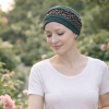 Turban Doris vert sapin| Turban chimio en bambou MM Paris