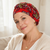 Turban Chimio Ad&egrave;le Rubis | Douceur Bambou &ndash; Comptoir de Vie