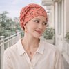 Turban Ad&egrave;le P&ecirc;che | Chimioth&eacute;rapie & Alop&eacute;cie &ndash; Comptoir de Vie
