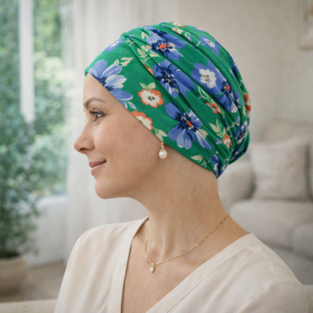 Turban Chimio Ad&egrave;le Nature | Douceur Bambou &ndash; Comptoir de Vie