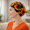 Turban Ad&egrave;le Tournesol Anti-UV | Cuir Chevelu Sensible &ndash; Comptoir Vie