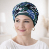 Foulard  Nadia Campanule | Chimioth&eacute;rapie & Alop&eacute;cie &ndash; Comptoir de Vie