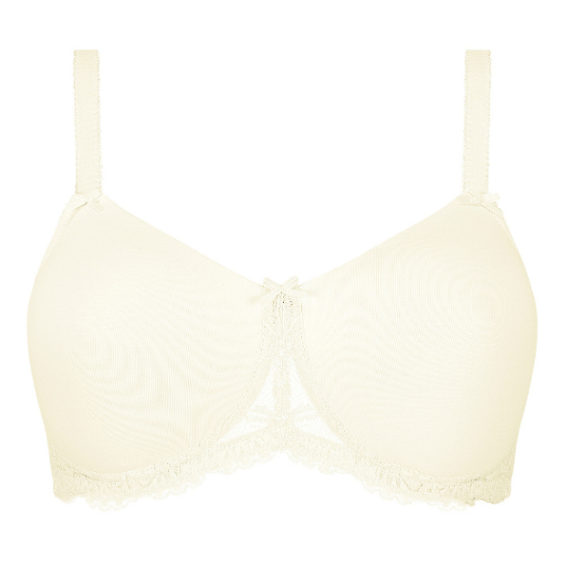 Soutien-gorge Floria Padd&eacute; Sans Armatures Ivoire  | Comptoir de Vie