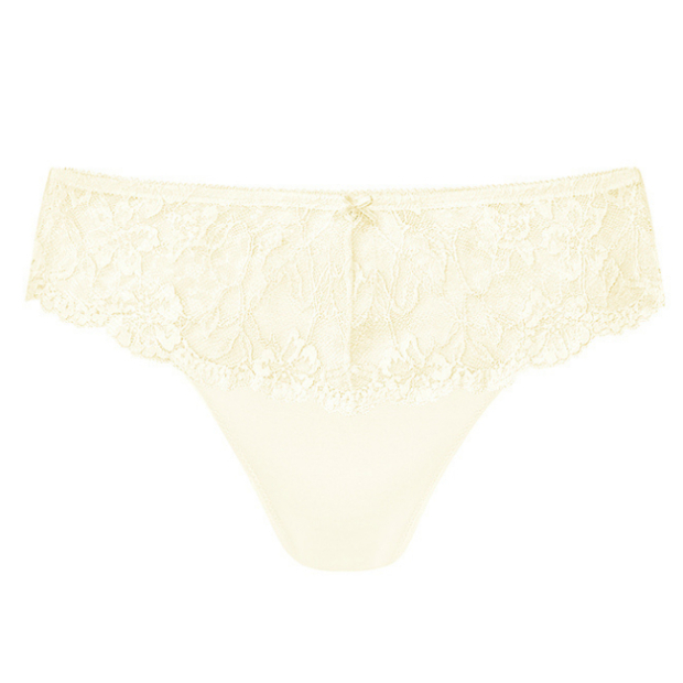 Culotte Floria Ivoire &ndash; Dentelle en coton douce &ndash; Comptoir de Vie