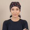 Bandana chimio en coton Cerises - Comptoir de Vie