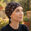 Bandana chimio en coton Cerises - Comptoir de Vie