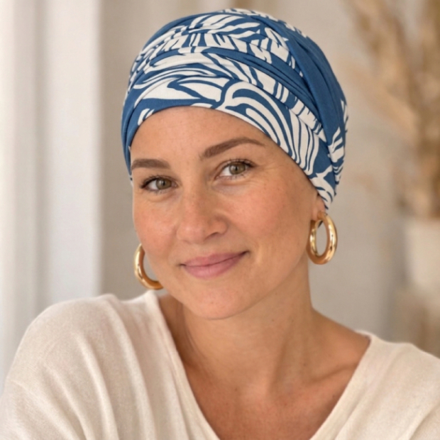 Turban Doris Saphir en bambou - MM Paris