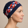 Turban Doris Cosmos Bleu Marine en bambou - MM Paris