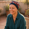 Turban Doris Cosmos Bleu Marine en bambou - MM Paris