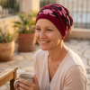 Turban Doris Malva Fleuri - MM Paris