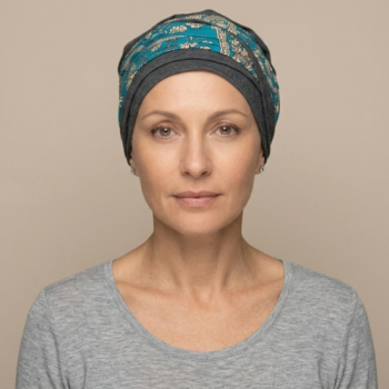Turban Doris C&eacute;leste en bambou - MM Paris