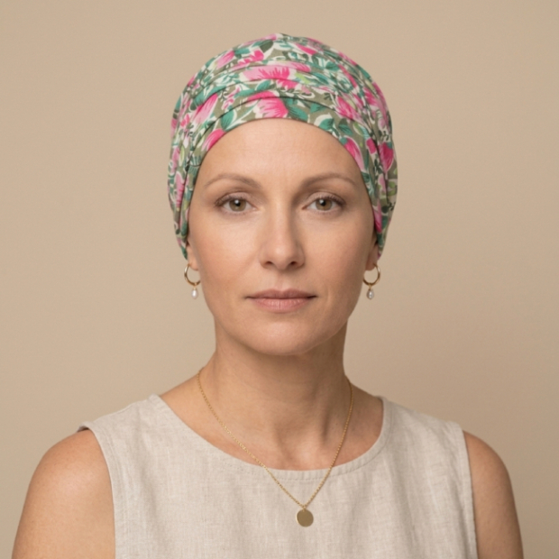 Turban Doris Pivoine en bambou - MM Paris