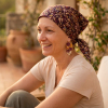 Achat Bandana Lavande chimio en coton  pour femme - MM Paris