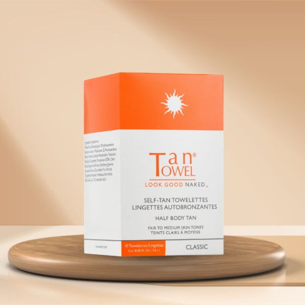 Lingettes Autobronzantes Demi-Corps TanTowel | Comptoir de Vie