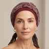 Foulard en coton Ughet Fleur Rose - Comptoir de Vie