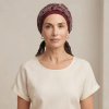 Foulard en coton Ughet Fleur Rose - Comptoir de Vie