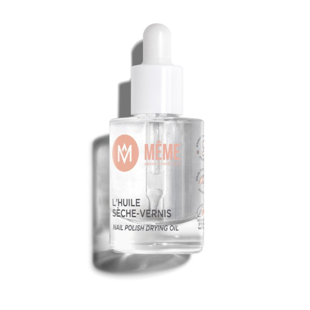 Huile s&egrave;che-vernis de chez M&ecirc;Me Cosmetics acc&eacute;l&egrave;re le s&eacute;chage du vernis et nourrit votre peau - Comptoir de Vie