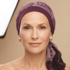 Foulard en coton Ughet Fleur Rose - Comptoir de Vie