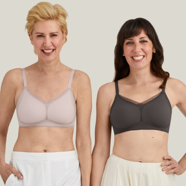 Soutien-Gorge Wave Magic Amoena Gris Mauve | Comptoir de Vie
