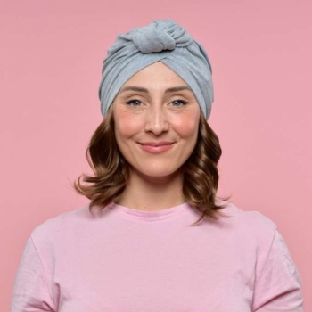 Couronne de cheveux carr&eacute; wavy Natalie chatain clair - Les Franjynes
