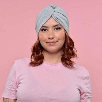 Couronne de cheveux carr&eacute; wavy Dana roux - Les Franjynes