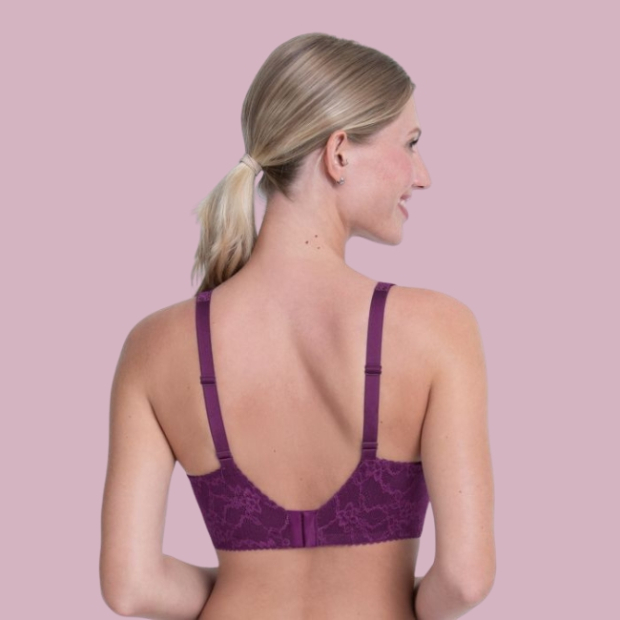 Soutien-gorge Bobette violet Anita : &eacute;l&eacute;gance sp&eacute;cial post-op