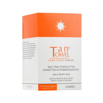 Lingettes Autobronzantes Demi-Corps TanTowel | Comptoir de Vie