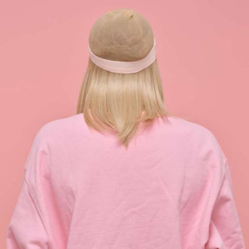 Couronne de cheveux compl&egrave;te mi-longue Sylvie - blond dor&eacute; - Les Franjynes