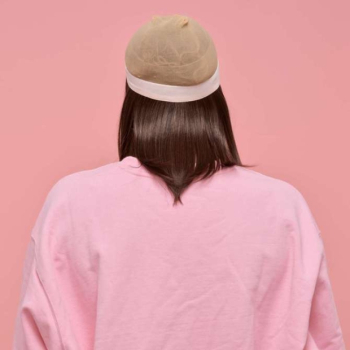 Couronne de cheveux compl&egrave;te mi-longue Lou - ch&acirc;tain moyen - Les Franjynes