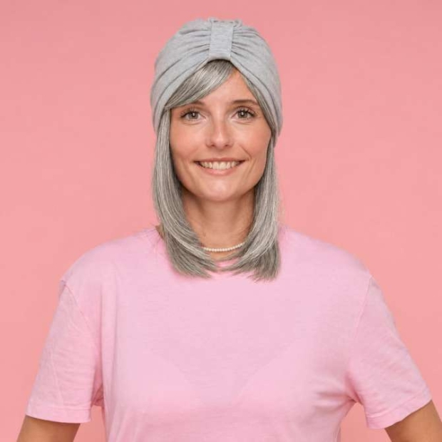 Couronne compl&egrave;te Andie poivre et sel | Comptoir de Vie