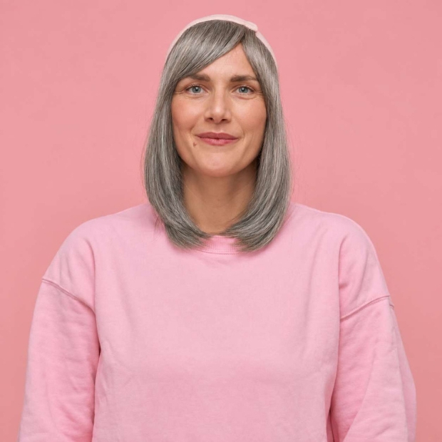 Couronne compl&egrave;te Andie poivre et sel | Comptoir de Vie