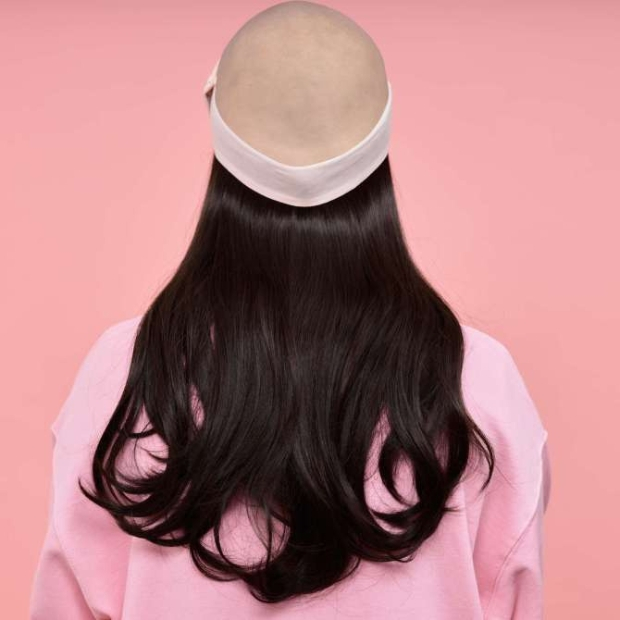 Couronne cheveux longue wavy Simone mocha | Comptoir de Vie
