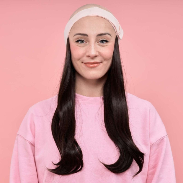 Couronne cheveux longue wavy Simone mocha | Comptoir de Vie