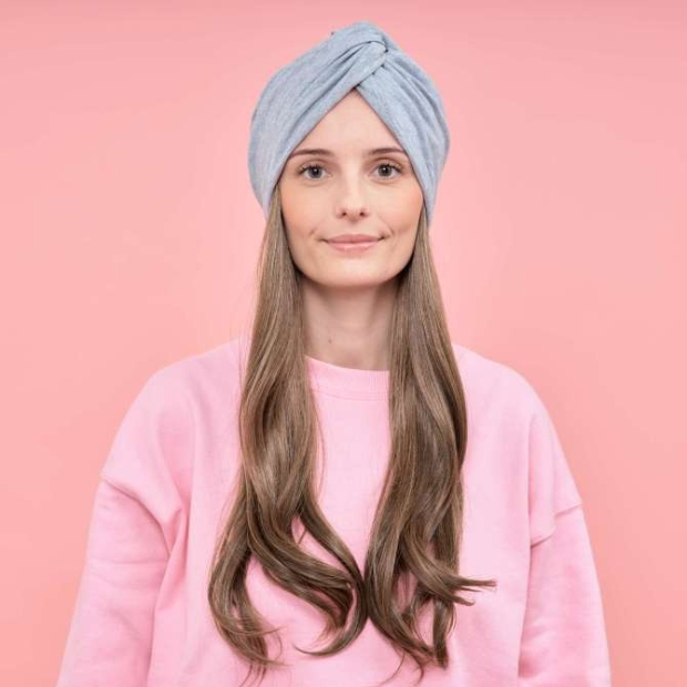 Couronne longue wavy Rosa blond fonc&eacute; dor&eacute; | Comptoir de Vie