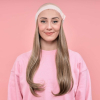 Couronne longue wavy Romane ch&acirc;tain m&eacute;ch&eacute; | Comptoir de Vie