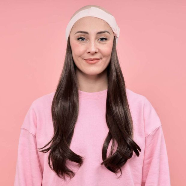 Couronne longue wavy Naouel ch&acirc;tain moyen | Comptoir de Vie