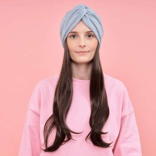 Couronne longue wavy Naouel ch&acirc;tain moyen | Comptoir de Vie