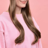 Couronne longue wavy Luce ch&acirc;tain clair | Comptoir de Vie