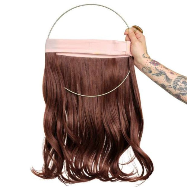 Couronne cheveux longue wavy Marcia auburn | Comptoir de Vie