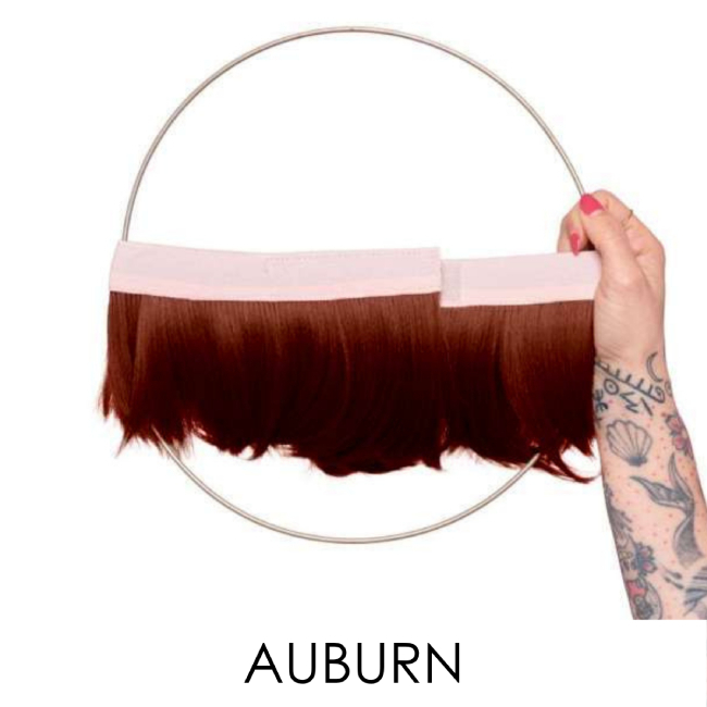 Couronne de cheveux courte auburn Jess | Comptoir de Vie
